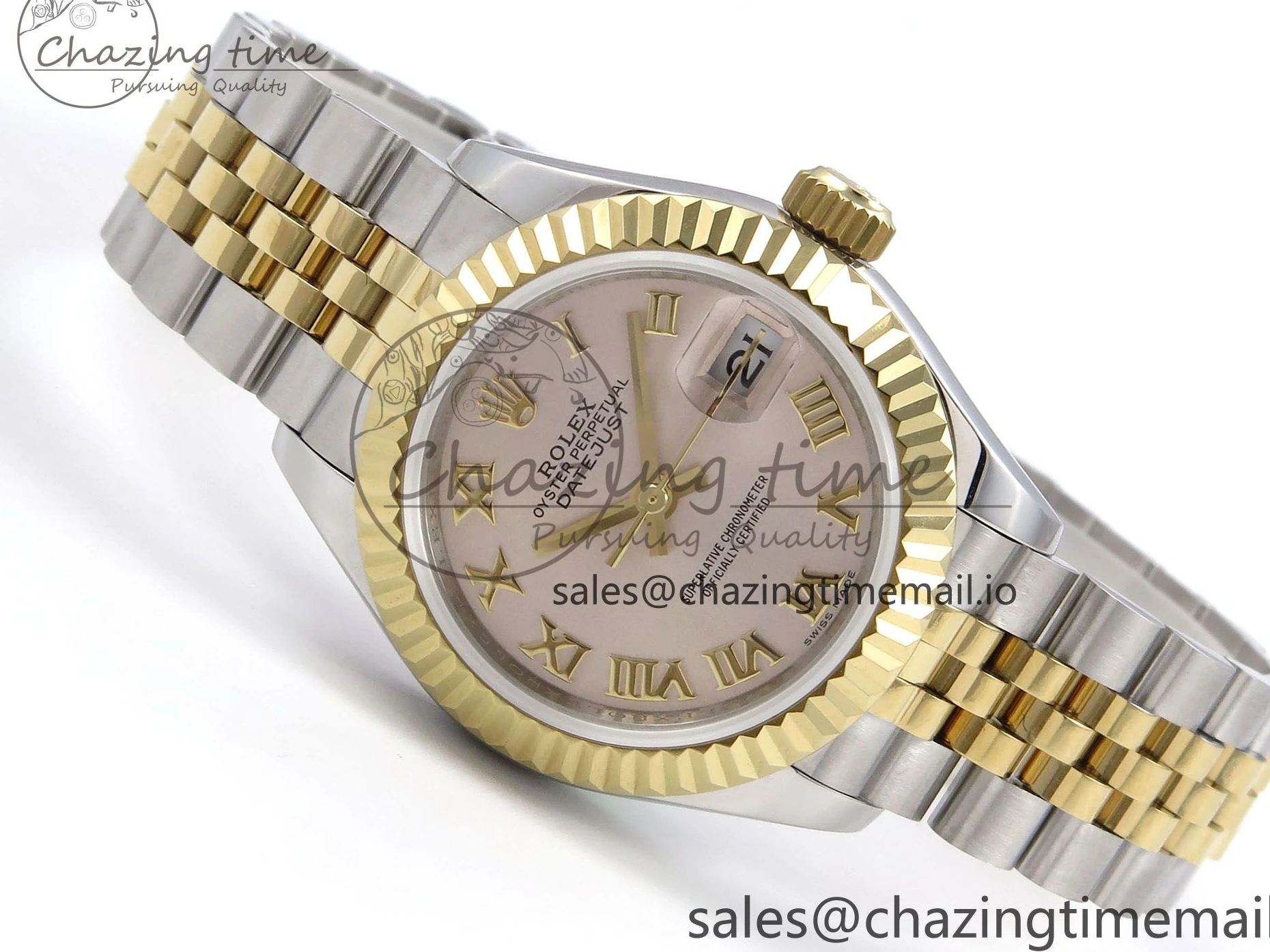 0116 DateJust 28MM 279173 SS YG GMF 1:1 Best Edition 904L Steel Silver Roman Dial on Jubilee Bracelet A GoodFit 1121